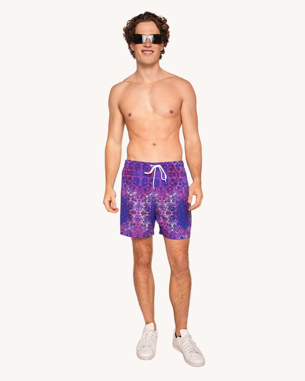 Violet Vibrations Camp Shorts - Image 34717945462967