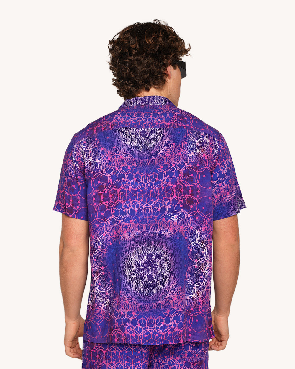 Violet Vibrations Camp Shirt-Men