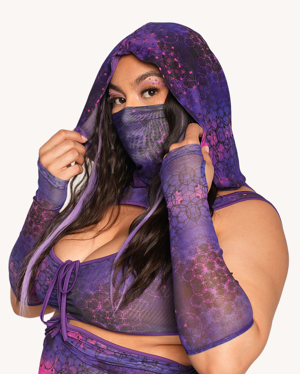 Violet Vibrations Dress - Image 34686204608695