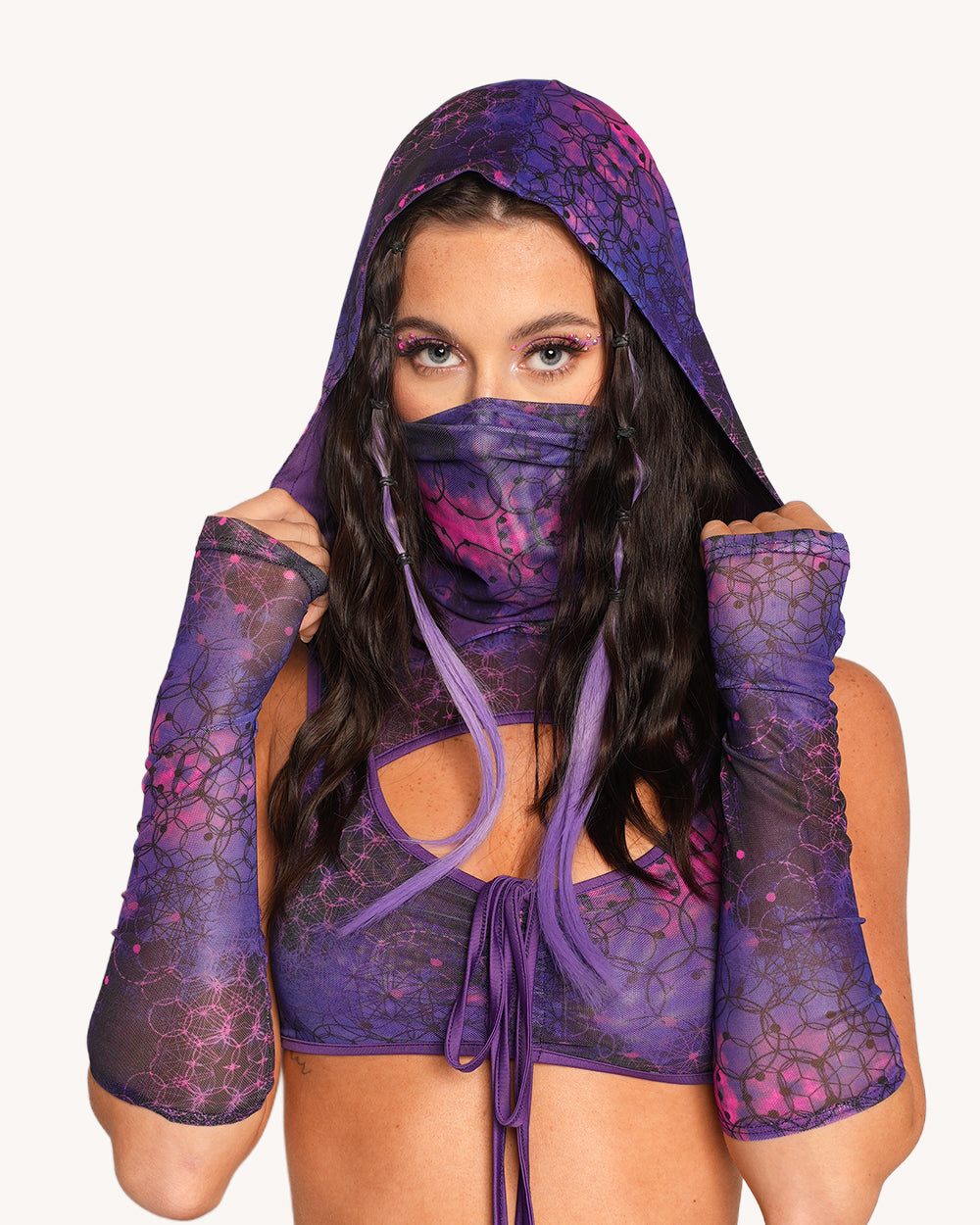 Violet Vibrations Dress - Image 2