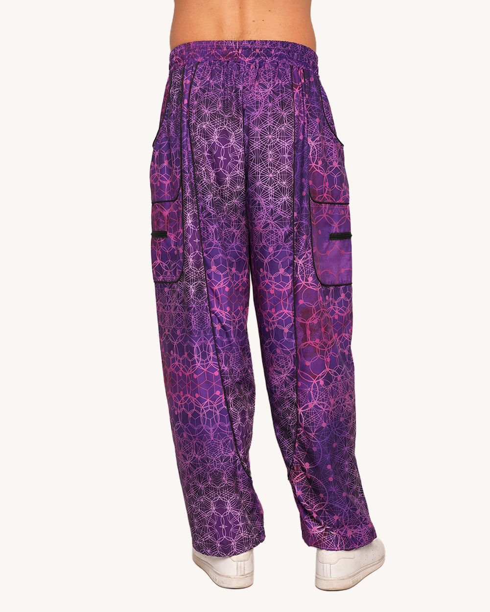 Violet Vibrations Harem Pants-Men