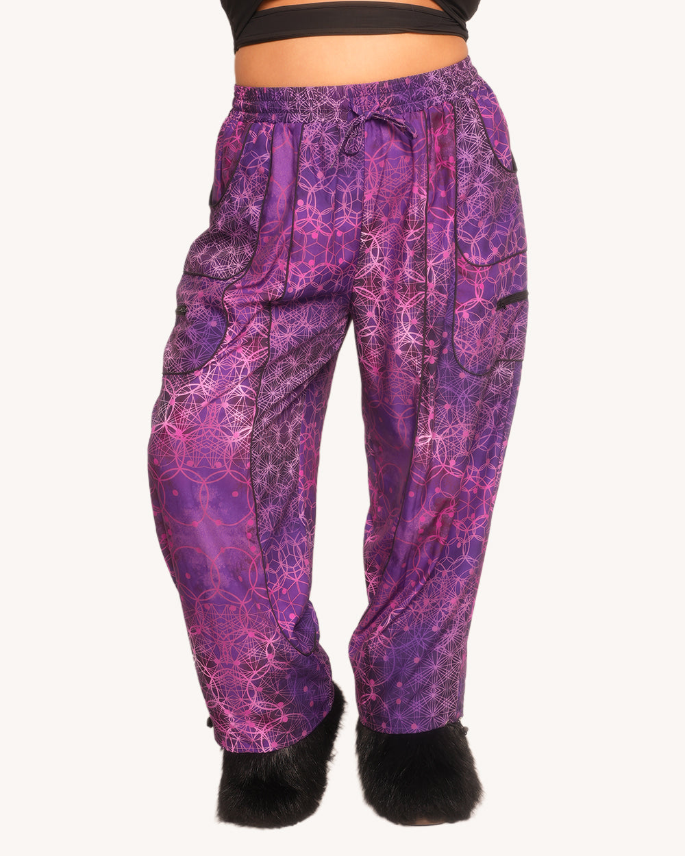 Violet Vibrations Harem Pants - Image 8