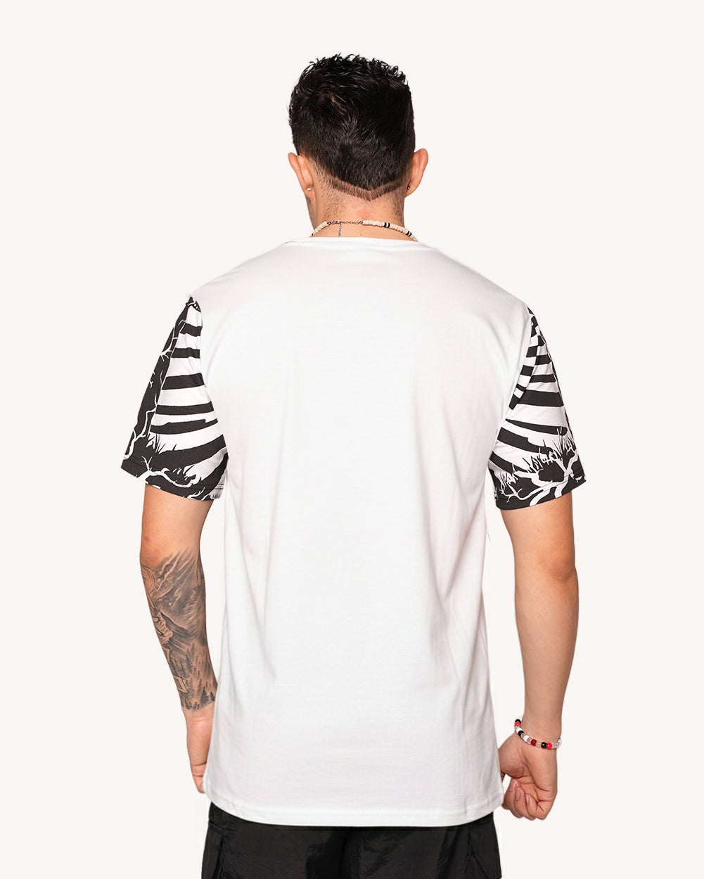 Vivid Vortex Swirly Mushroom Tee - Image 34813796319415