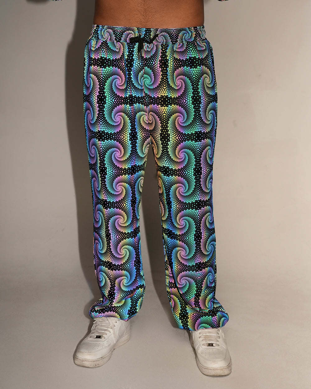 Waking Vision Rainbow Reflective Harem Pants-Men