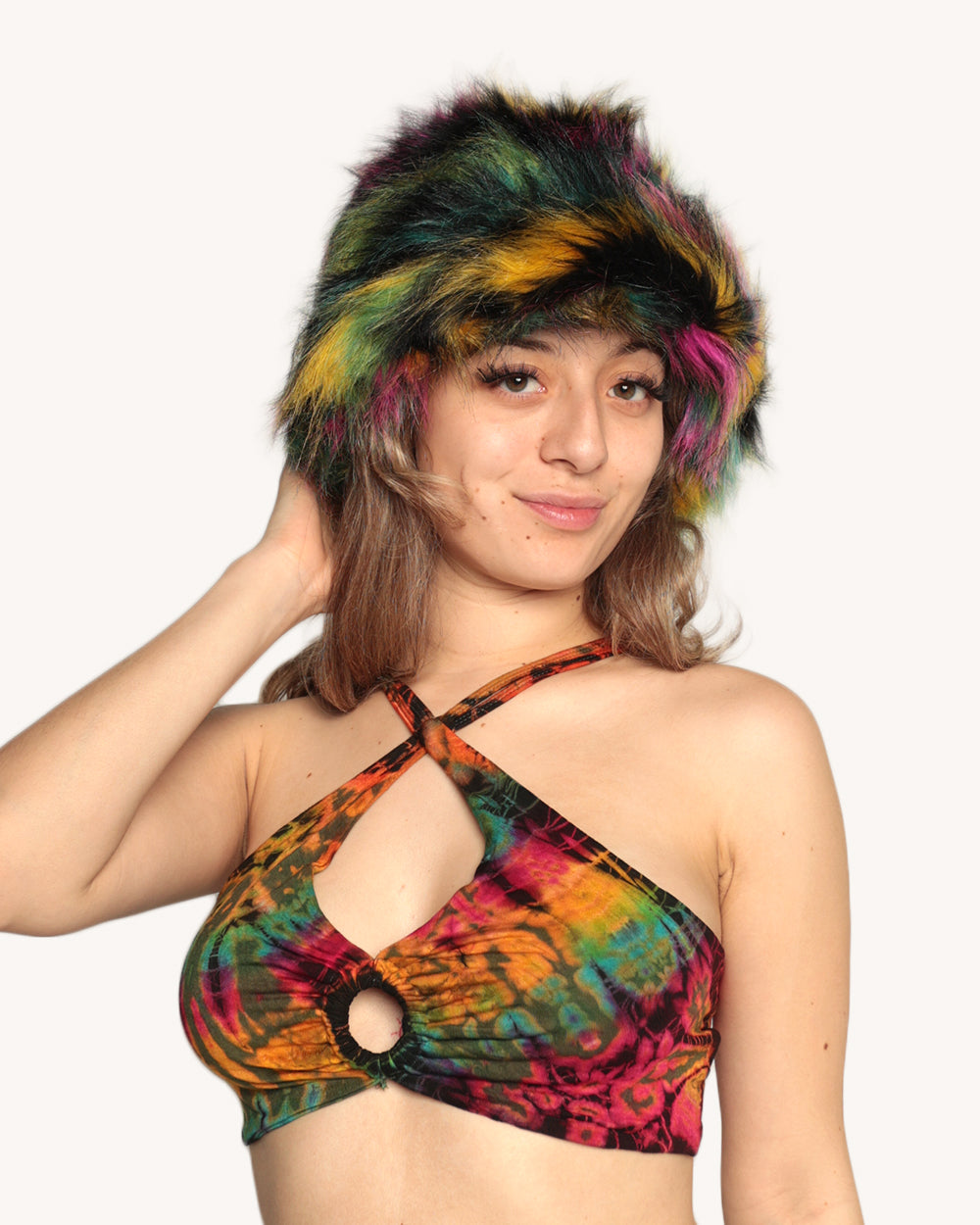 Walking on a Dream Tie Dye Halter Top - Image 35907880976567