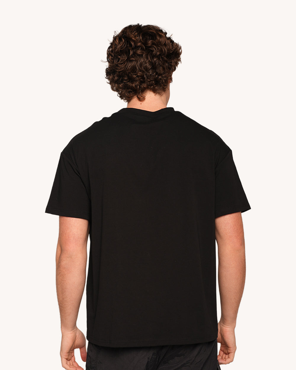 Wavy Cap Oversized Tee-Men-Men