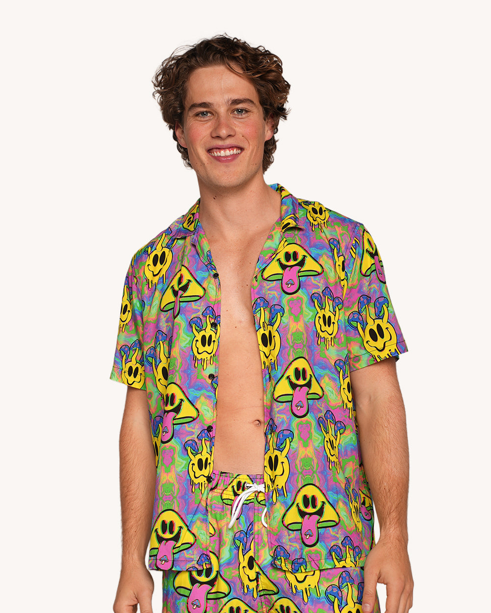 Welcome to Trippyland Camp Shirt-Men
