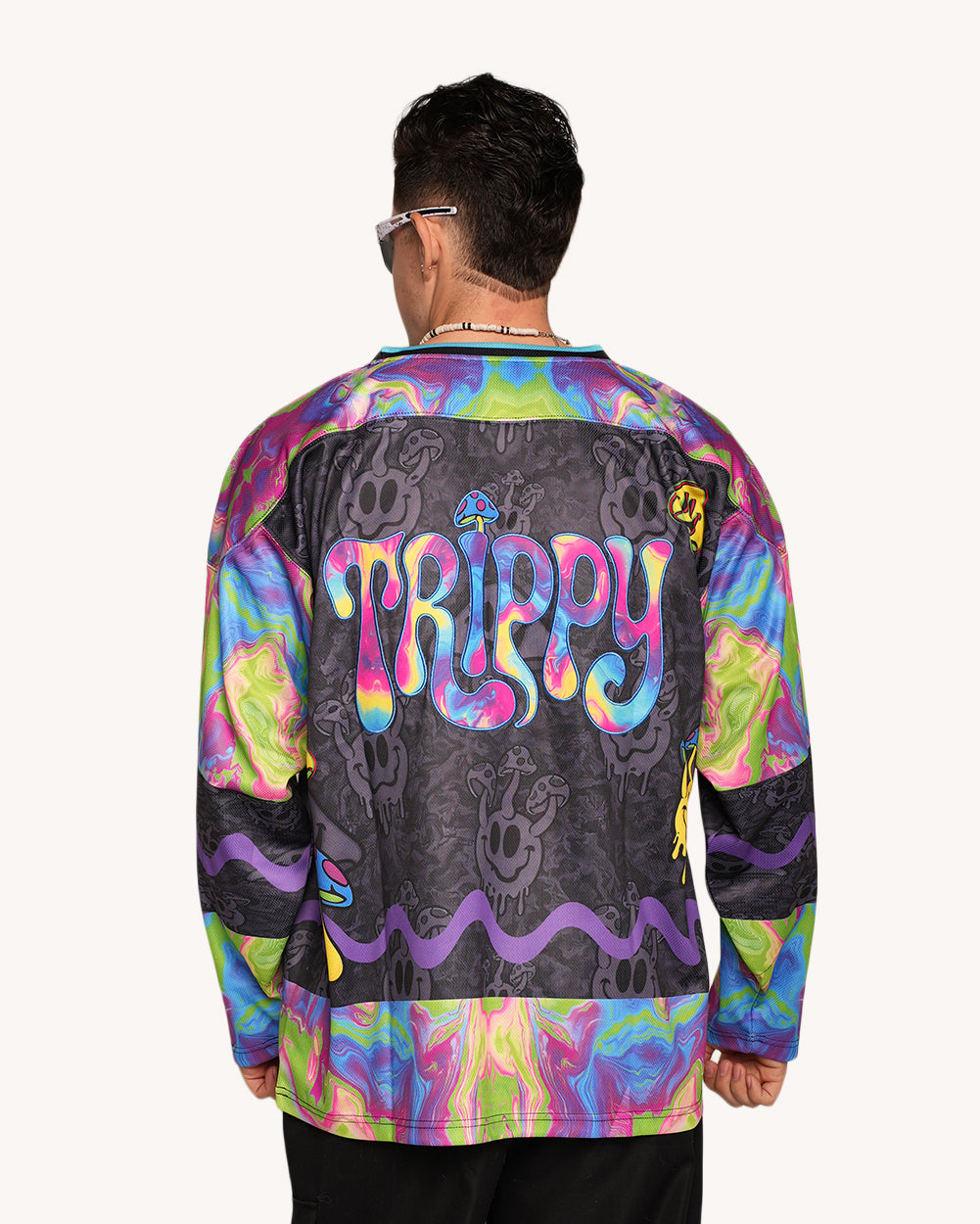 Welcome to Trippyland Hockey Jersey - Image 35266139586743