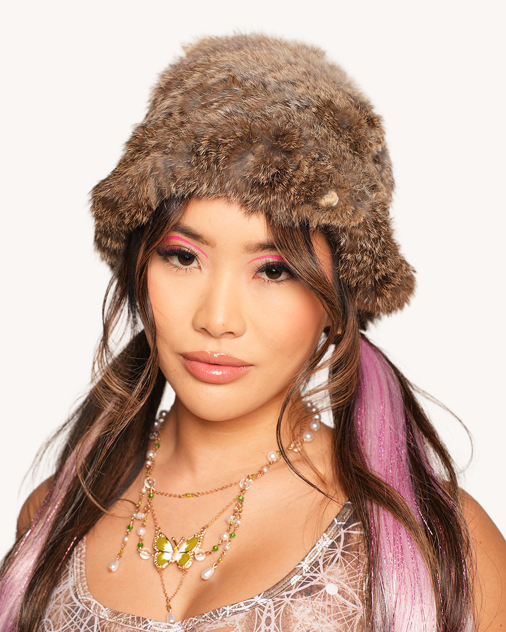 Whimsical Woodsy Furry Bucket Hat - Image 34709695561911