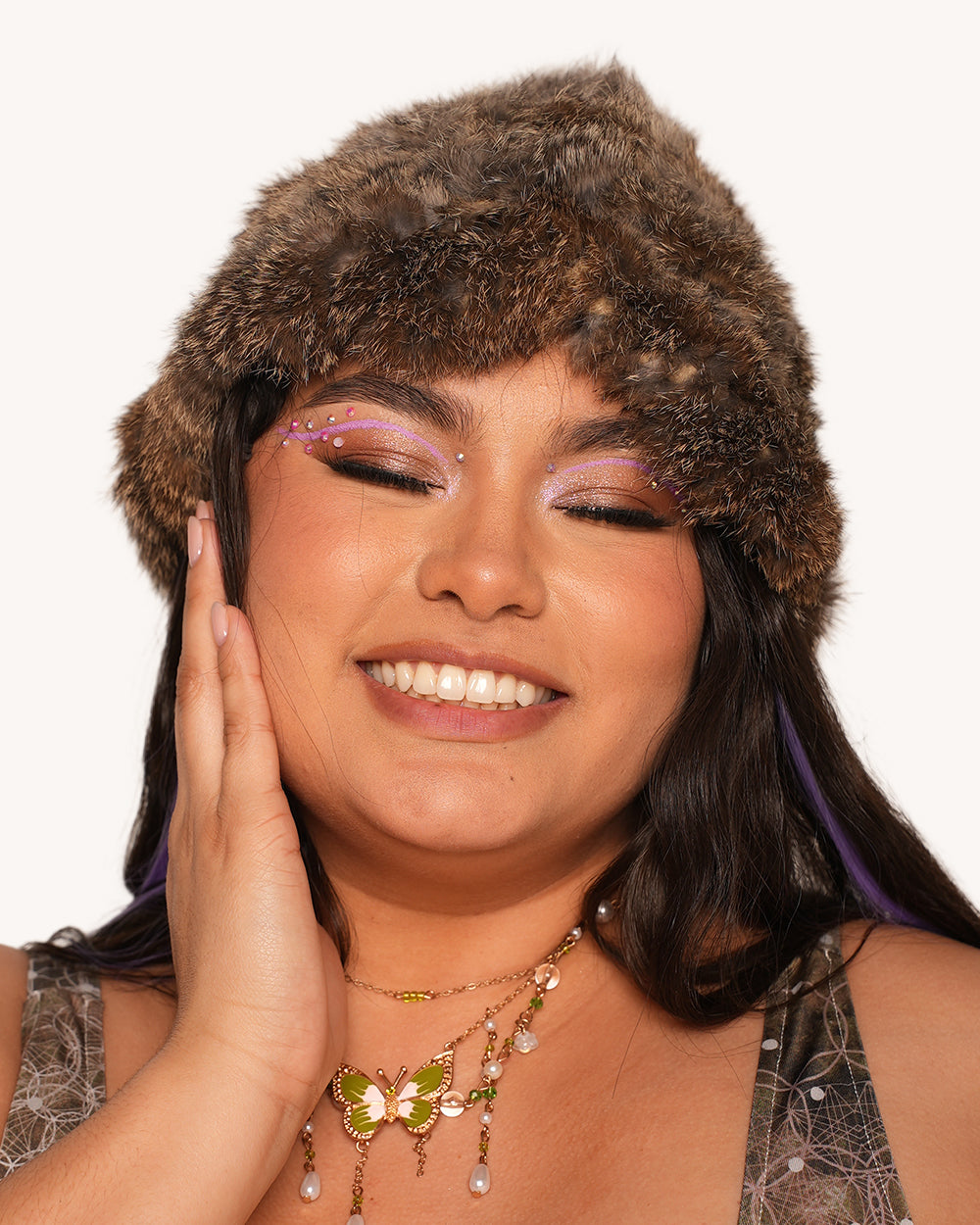 Whimsical Woodsy Furry Bucket Hat - Image 1