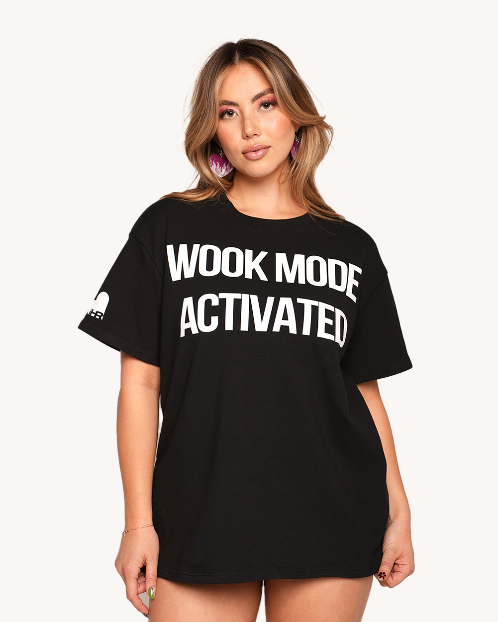 Wook Mode Activated Oversized Tee - Image 32589301776567