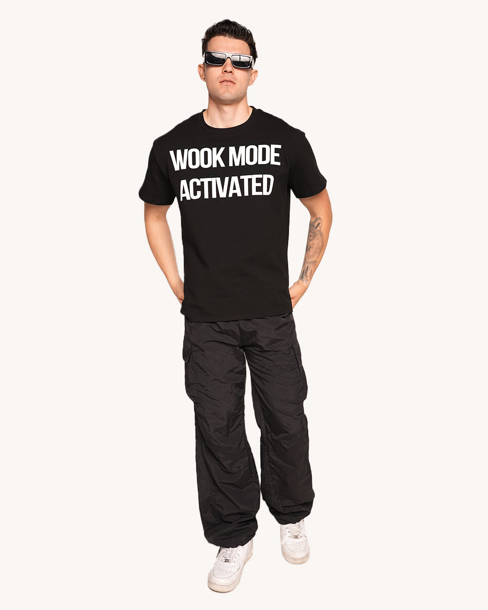 Wook Mode Activated Oversized Tee-Men