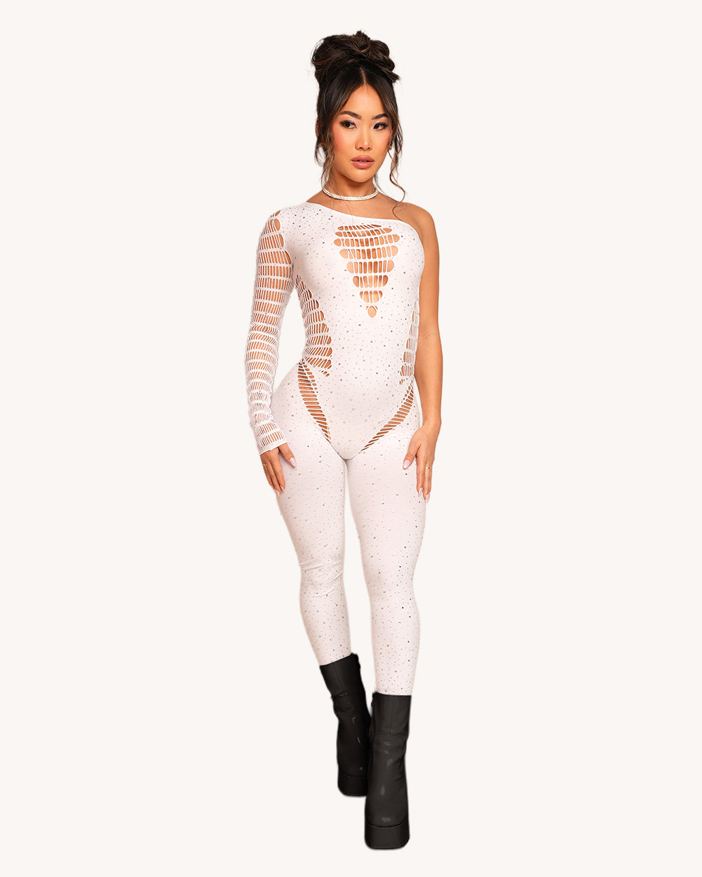 Zero Hour Jumpsuit - White - Image 34556646260919