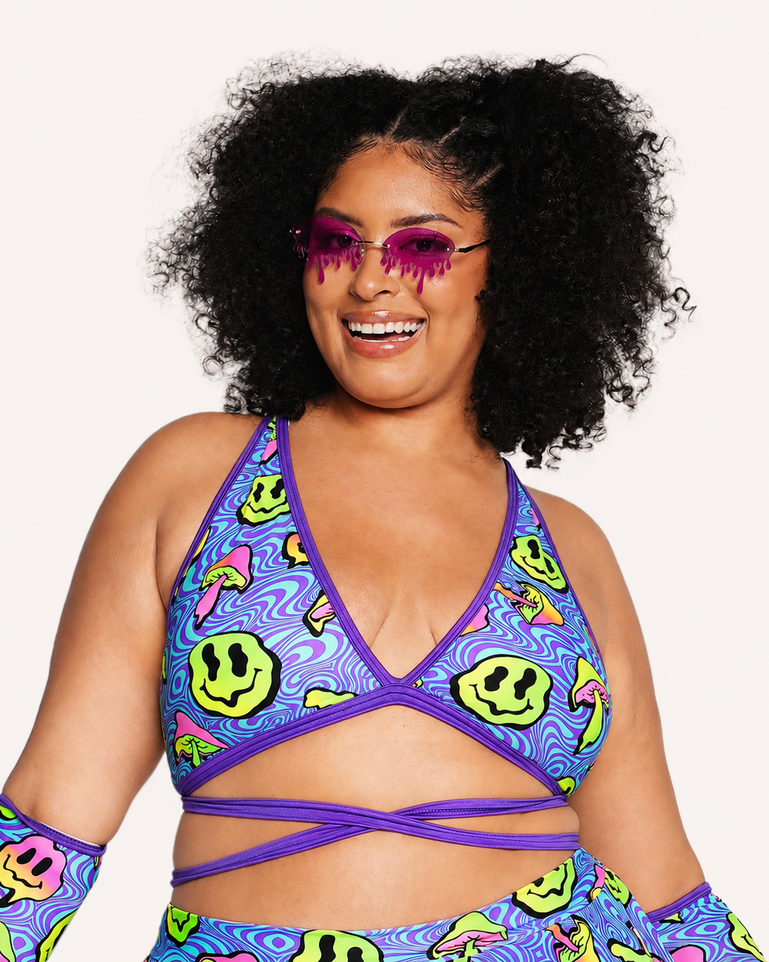 Rolita Couture x iHR Shroomface Cross Back Top - Image 4