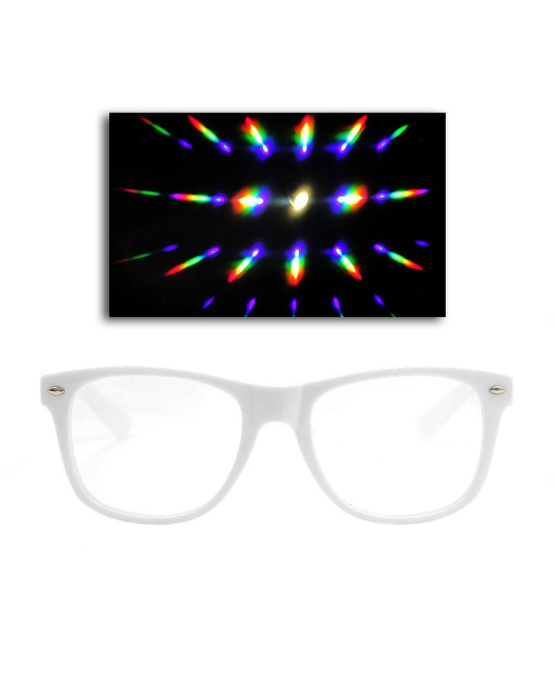 Solid Clear Diffraction Glasses - Image 34152487780535