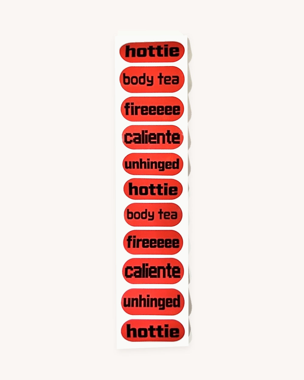 Hot Mess Hotline Sticker Roll - Image 38012600418487