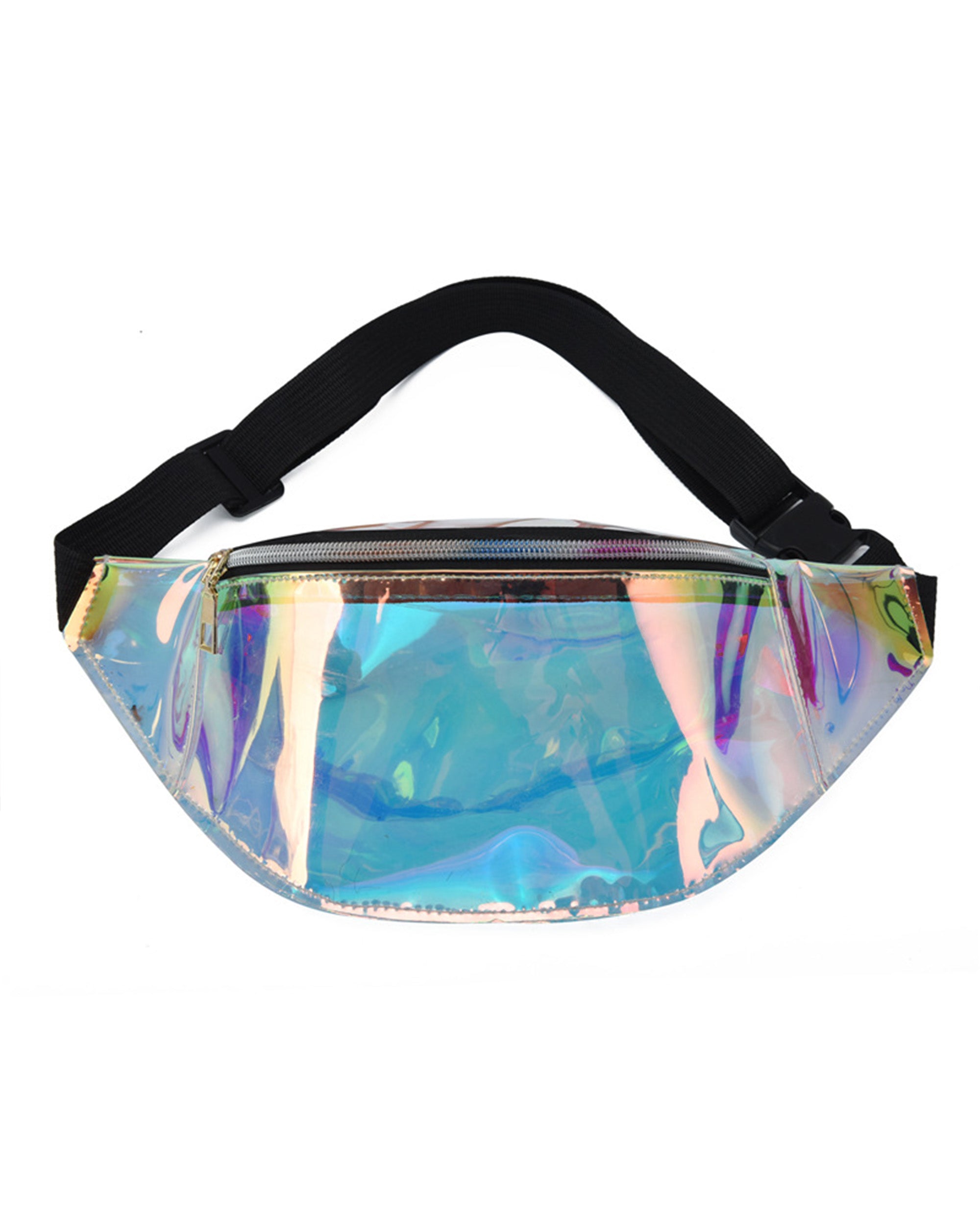 Aurora Iridescent Fanny Pack-Iridescent-Front