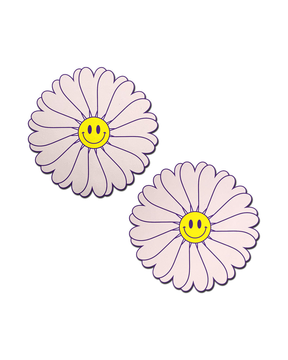 Pastease x iHR Good Days Bloom Pasties-White-Regular-Front--Model---S