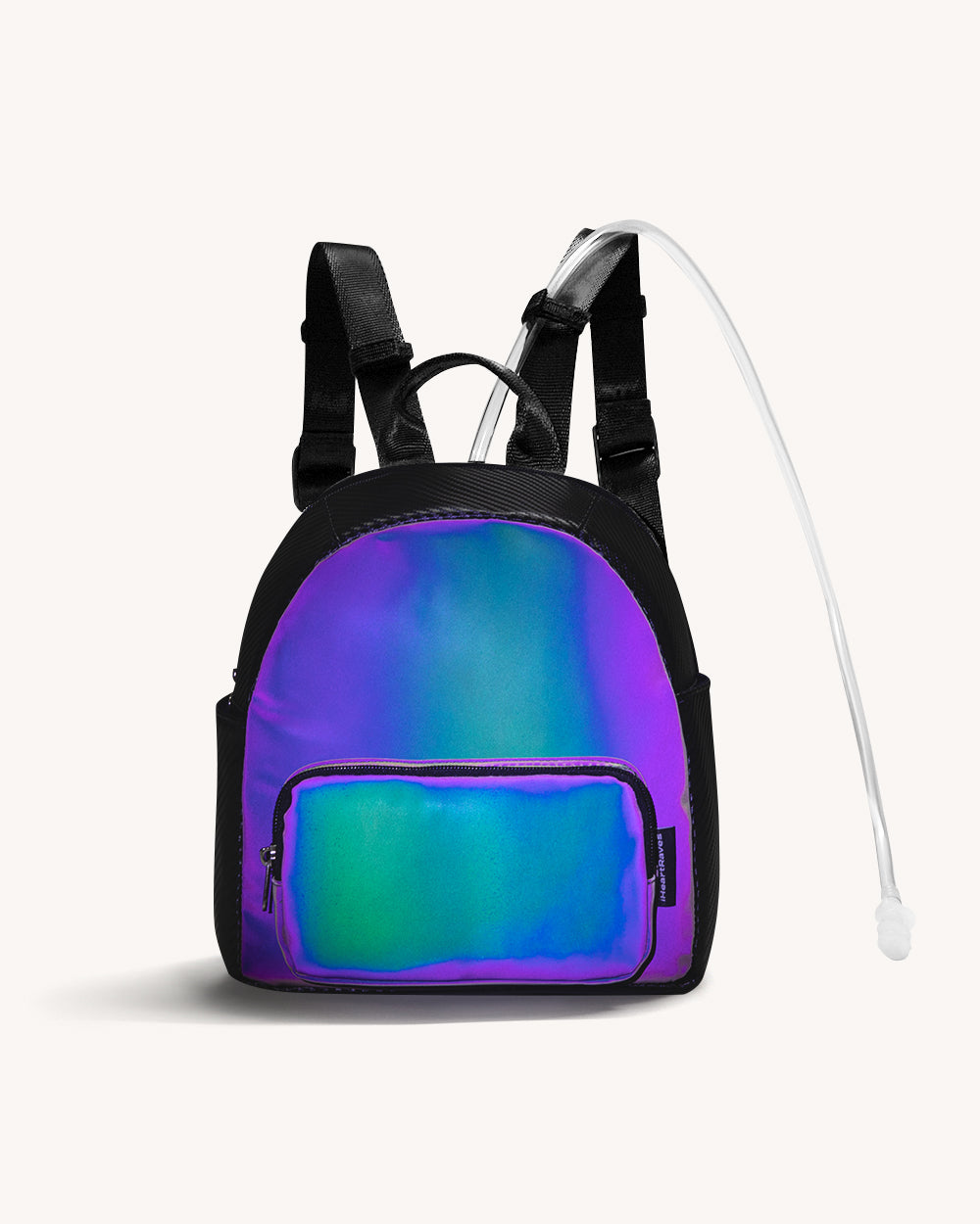 Digital Lollipop Rainbow Reflective Mini Hydration Pack