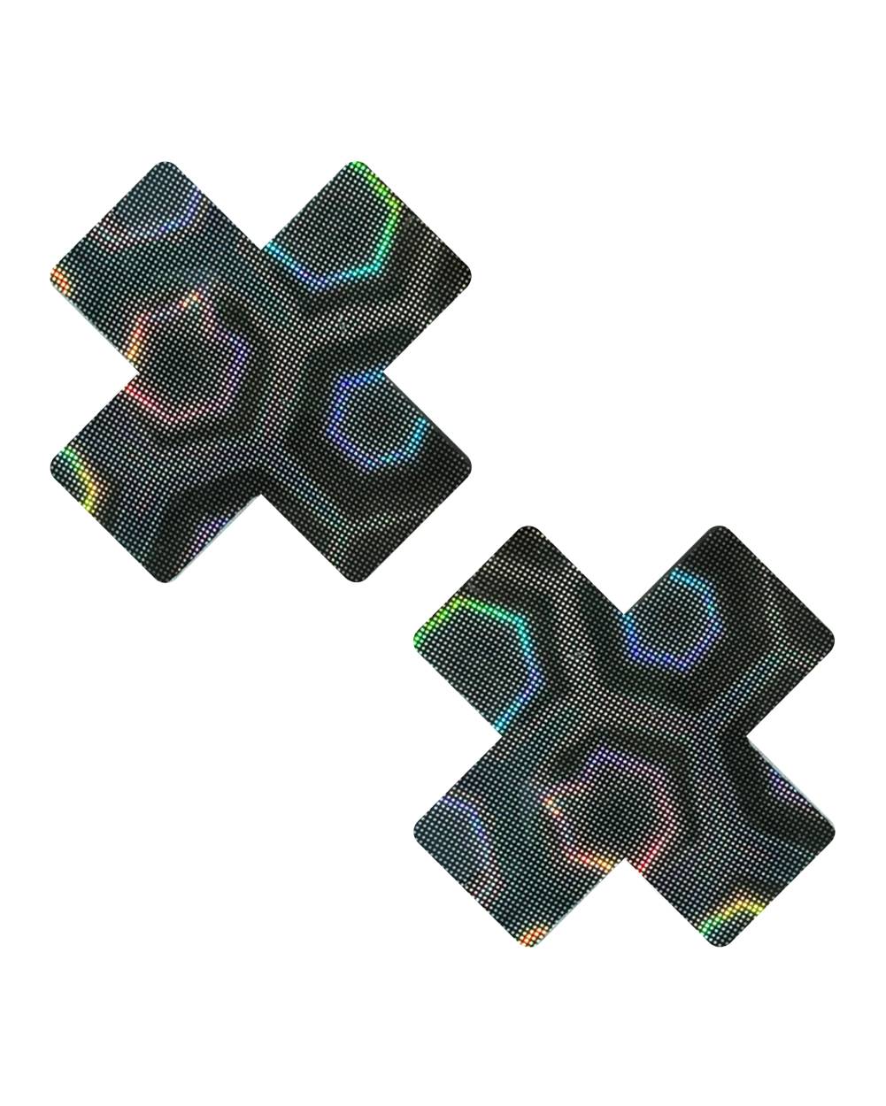 Neva Nude Nuclear Nightmare 3D Holo J Valentine Fabric Pasties - Image 31835986067639