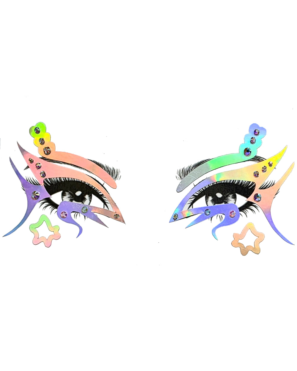 Prism Princess Holo Face Stickers - Image 35182337851575