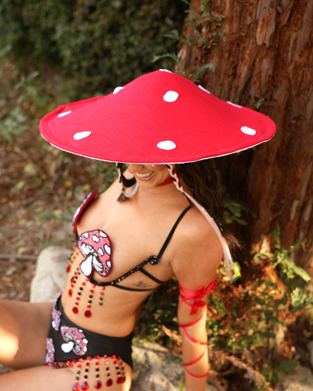 Toadstool Mushroom Hat - Image 35975423787191