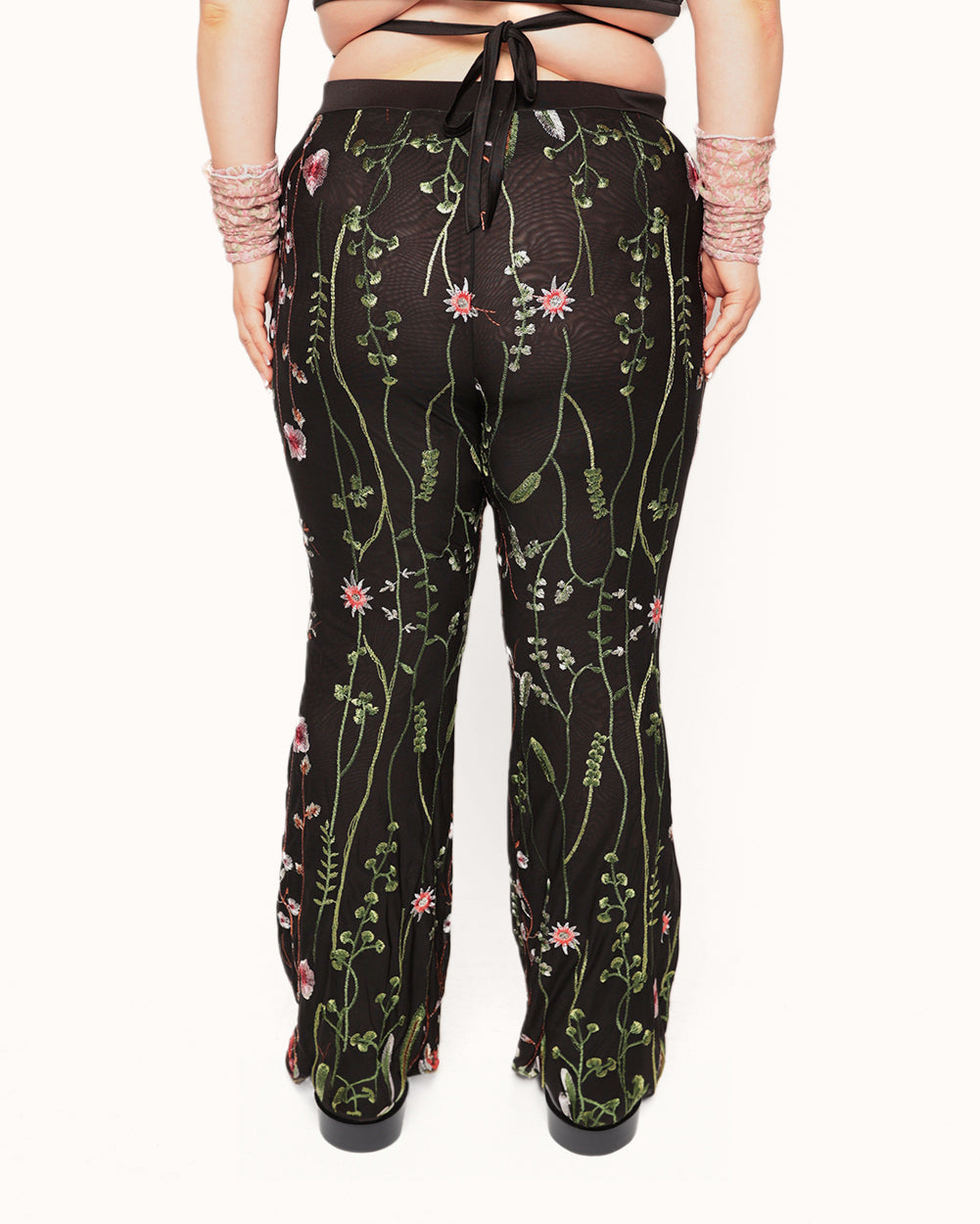 Lace Flowerfields Stretch Pants - Image 31747908632759