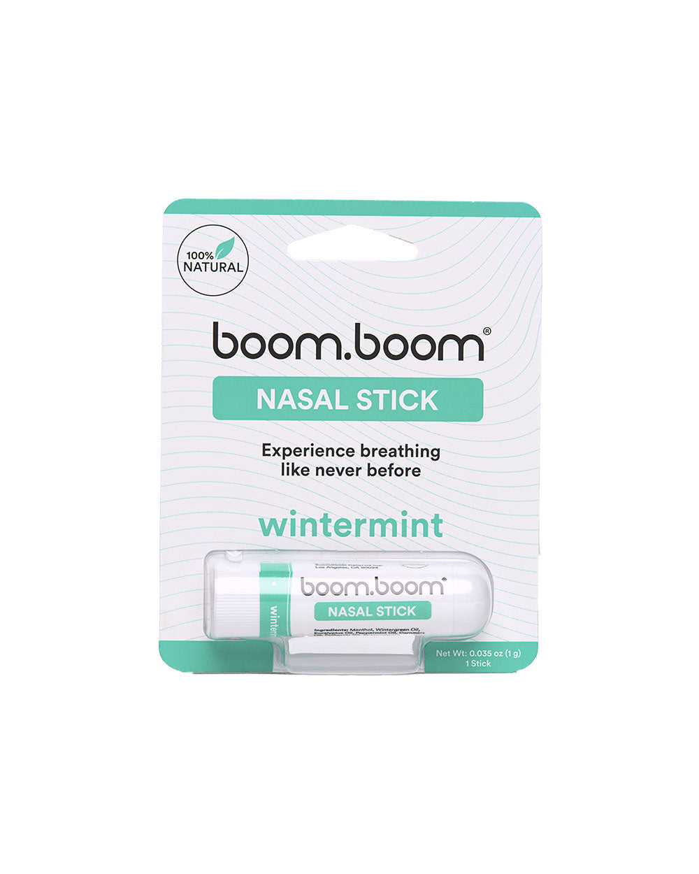 BoomBoom Wintermint Energizing Inhaler-Black-Front