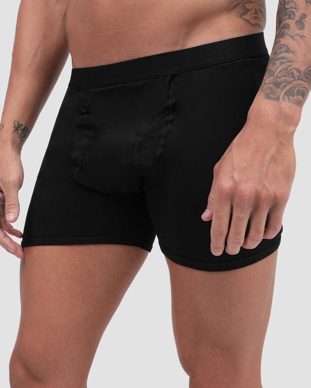 Hidden Pocket Men's Boxer Briefs-Men