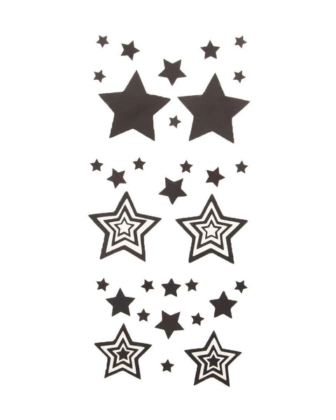 stars black Sticker by MrsDeeDesigns