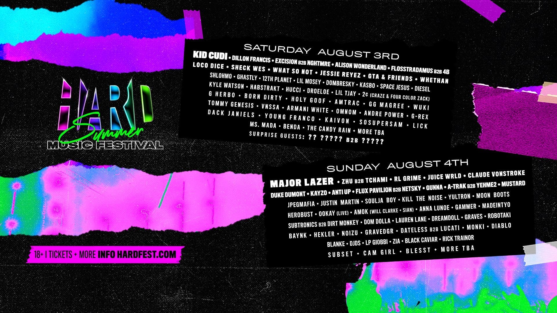 HARD Summer 2019 Lineup