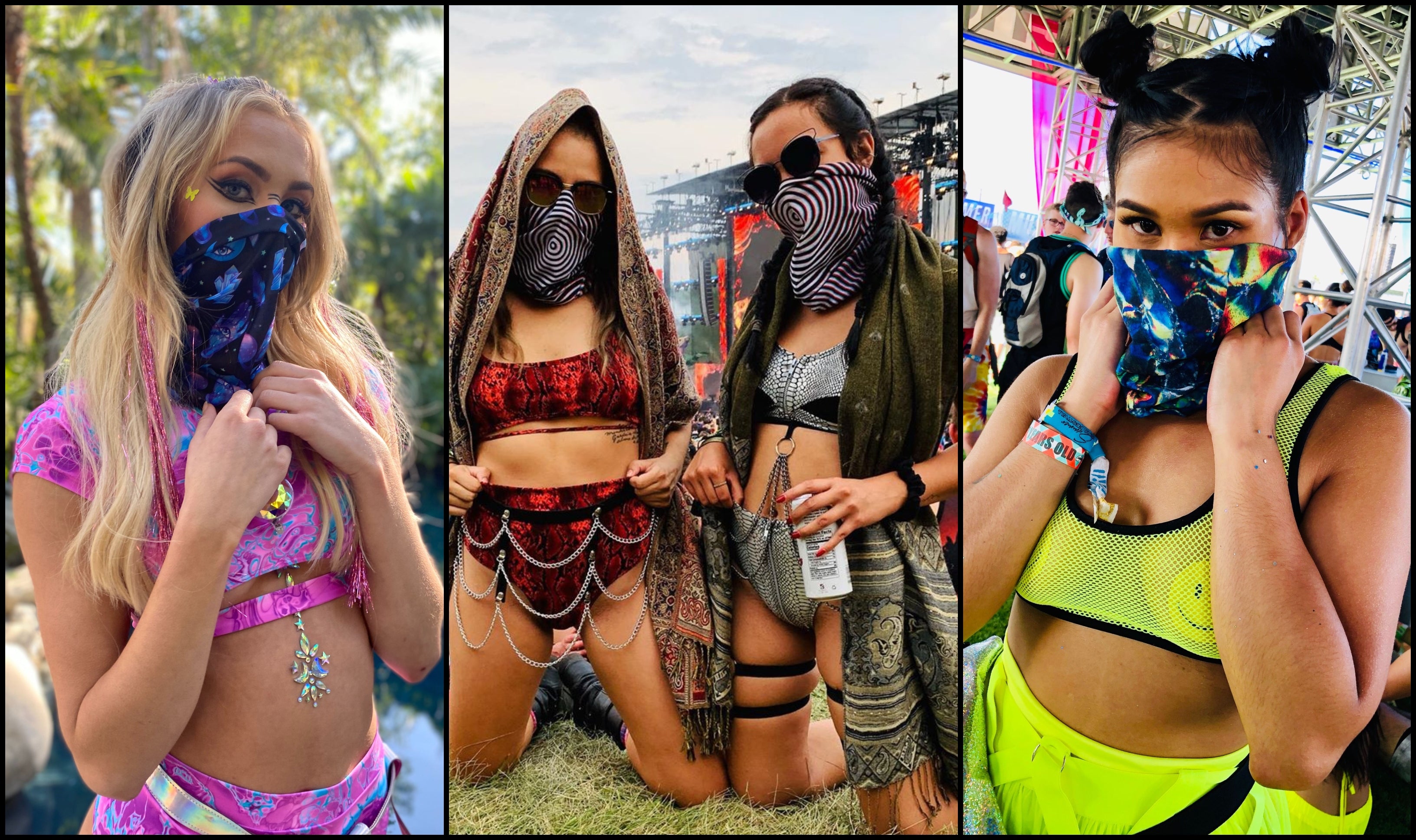 RAVE BODYSUIT 2024 and MASK