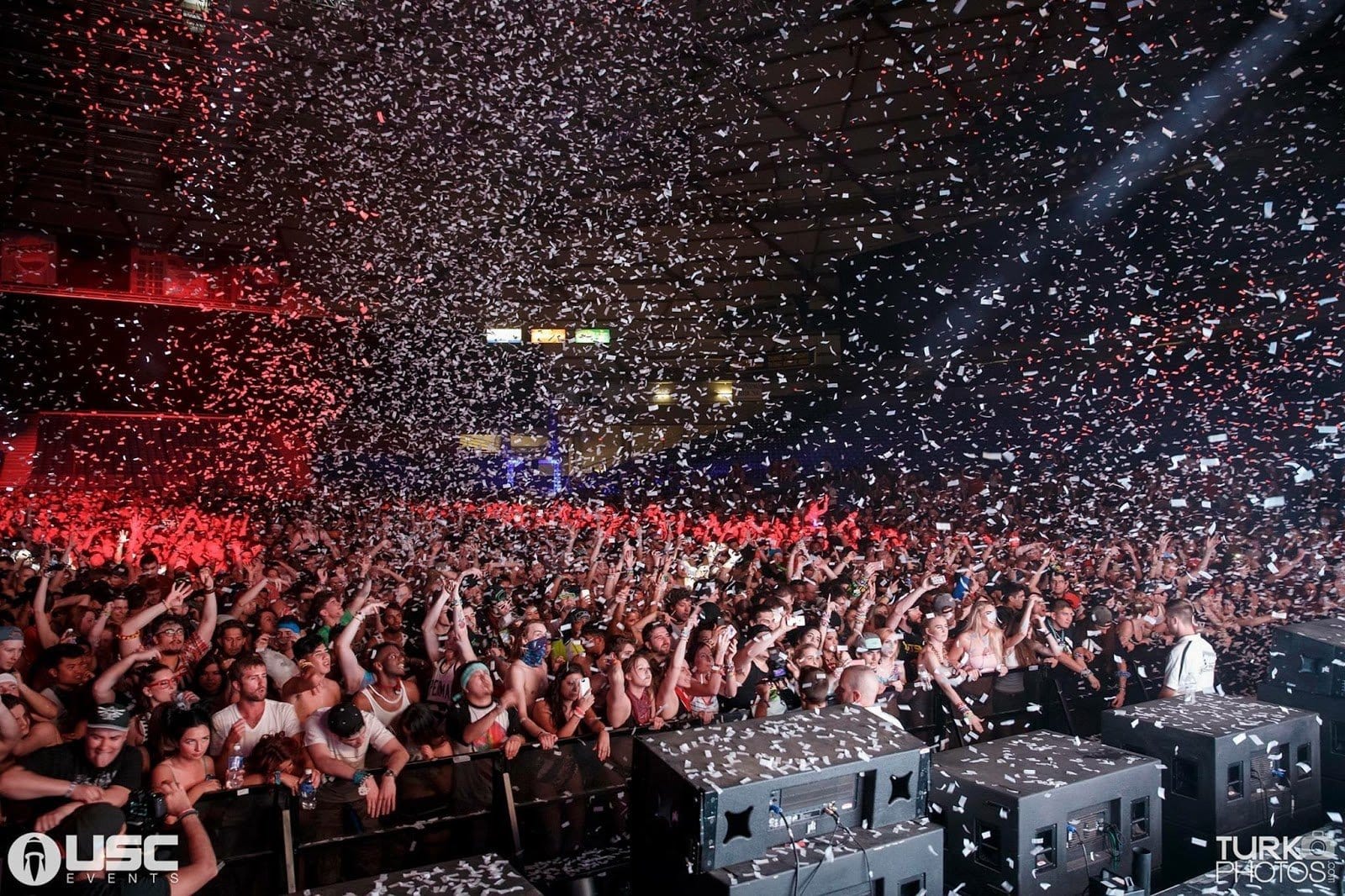 Crowd Headbanging at Bass Academy 2018 Stage by Turk Photos