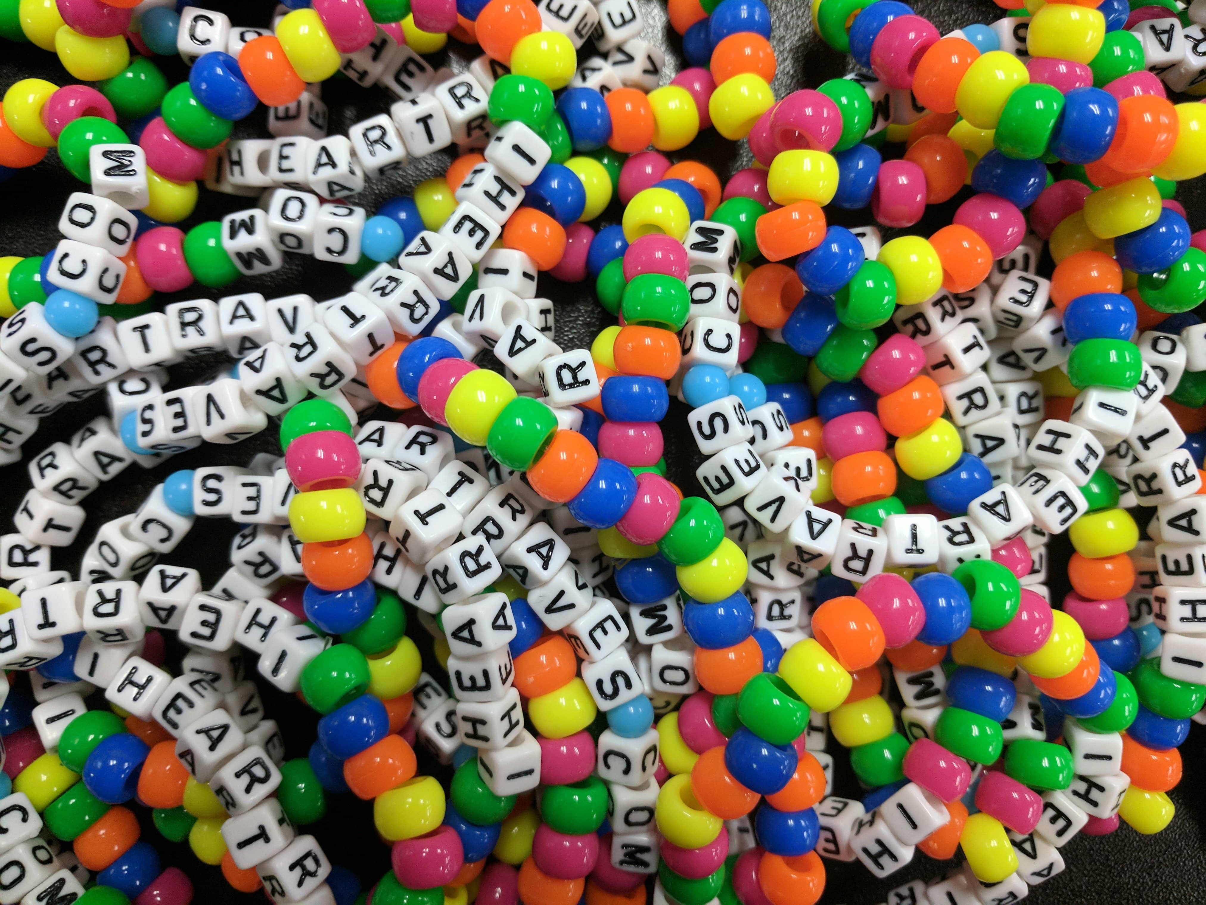 Getting rid of excess letter beads : r/kandi