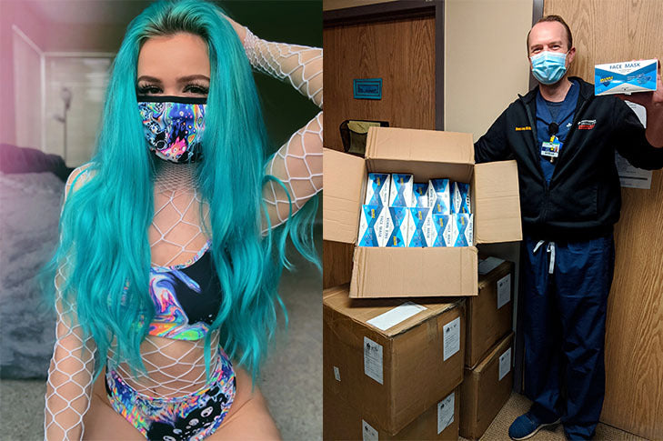 iHeartRaves Donates 114,500 Face Masks