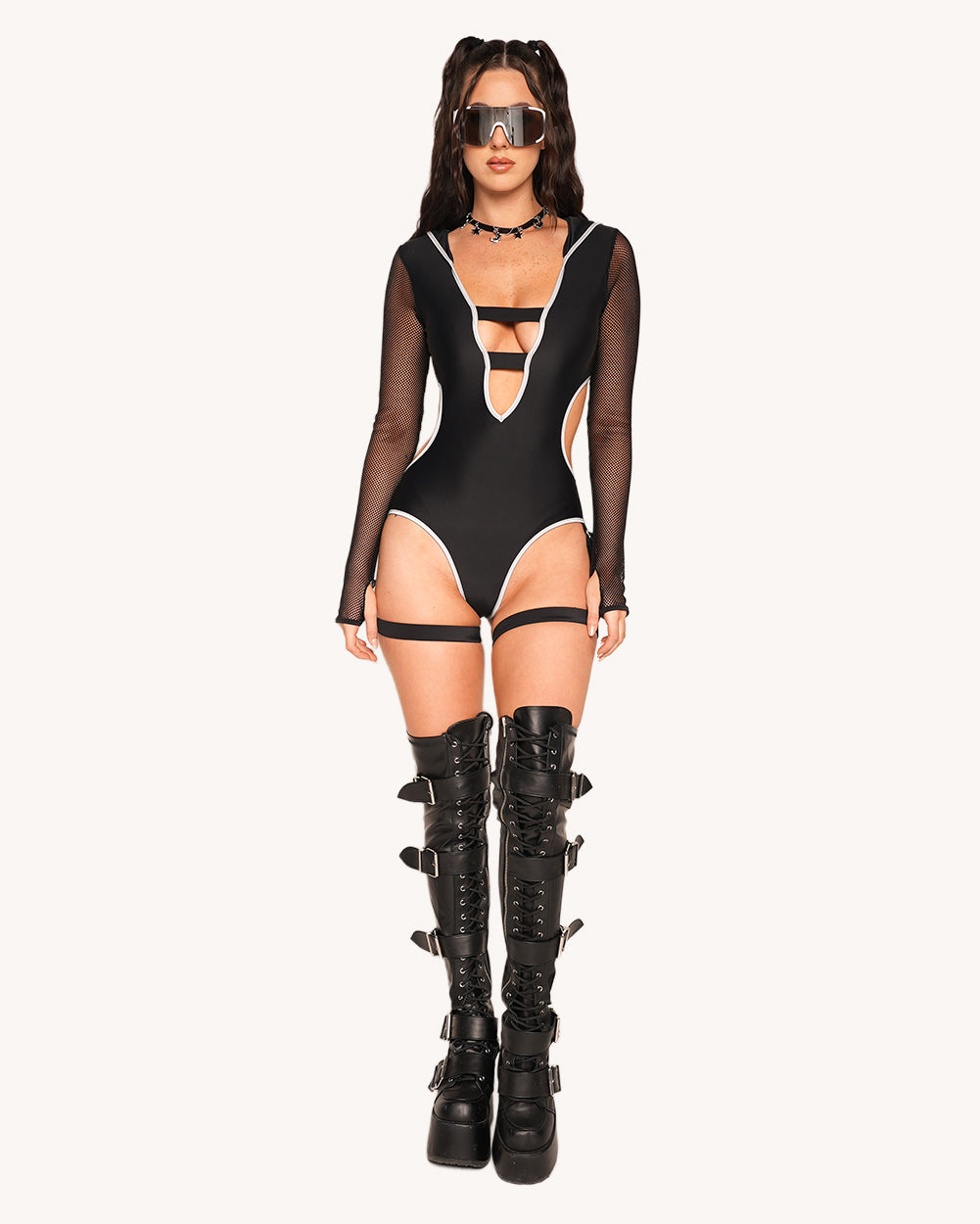 Reckless Bodysuit with Hood - Image 3
