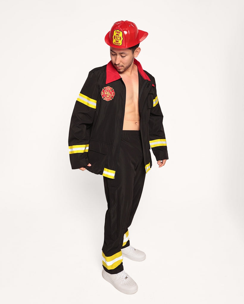 Where's The Fire Costume Set-Black-Regular-Full--Eric2---L