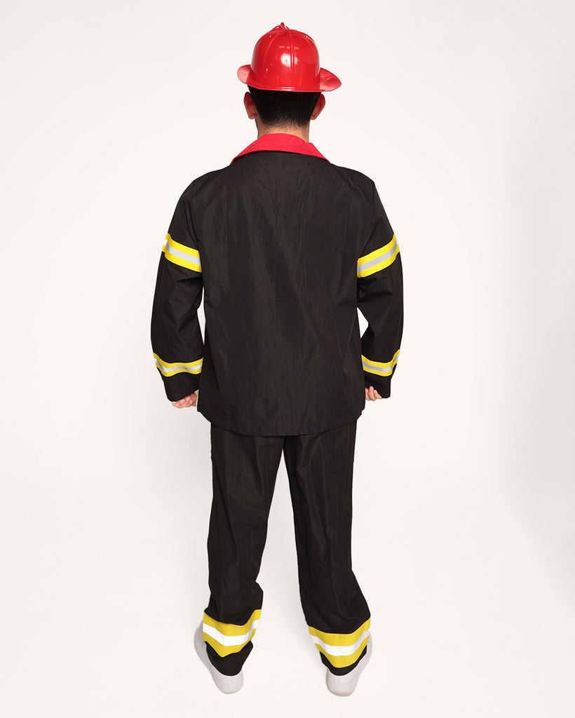 Where's The Fire Costume Set-Black-Regular-Back--Eric2---L