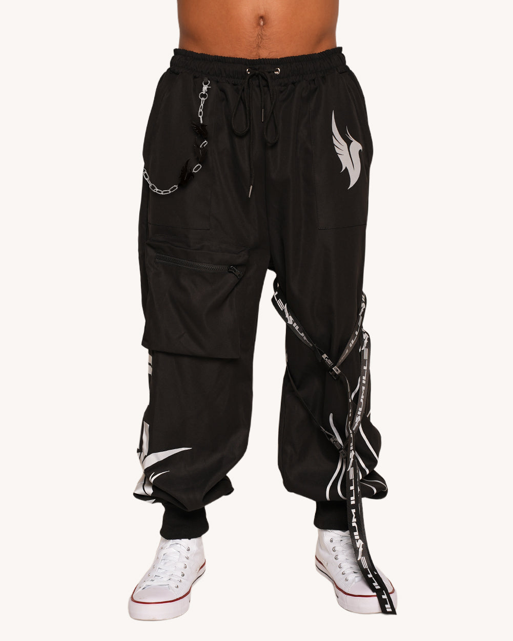 Illenium x iHR Burst of Light Reflective Pants-Men