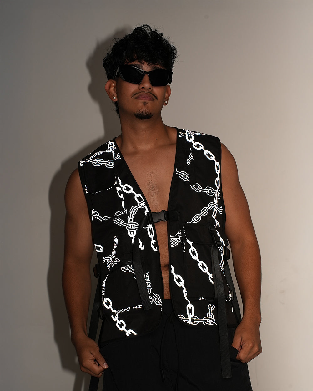 Power Surge Silver Reflective Vest-Men