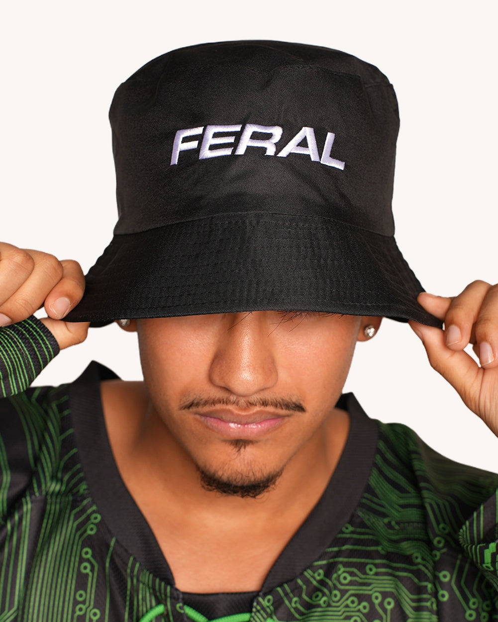 Feral Bucket Hat with Stash Pocket - Image 34094247936183