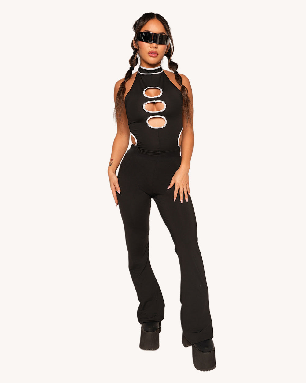 Night Vision Reflective Cutout Jumpsuit - Image 4