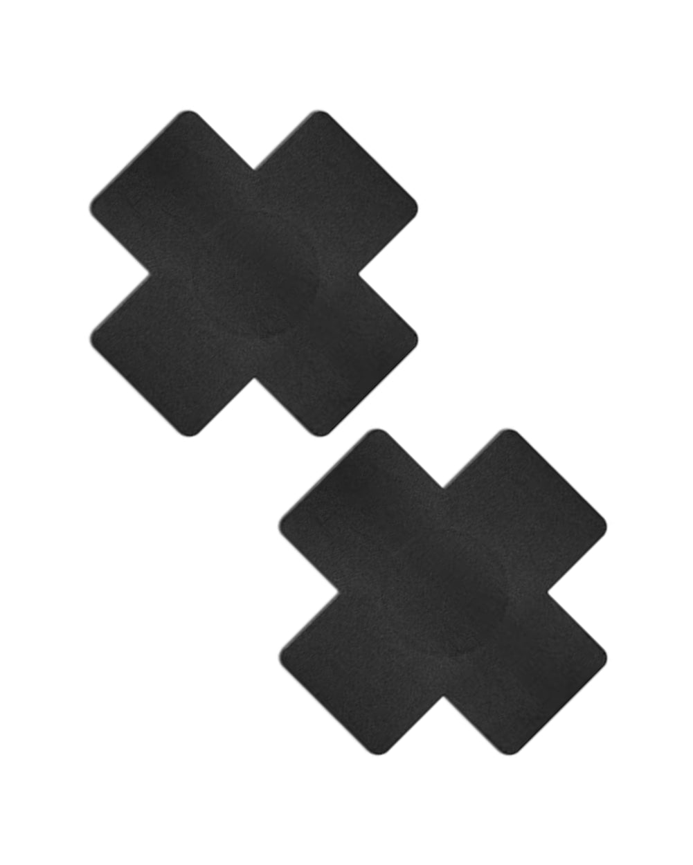Euphoria 6-Pair Disposable Black Cross Pasties - Image 34617671155895