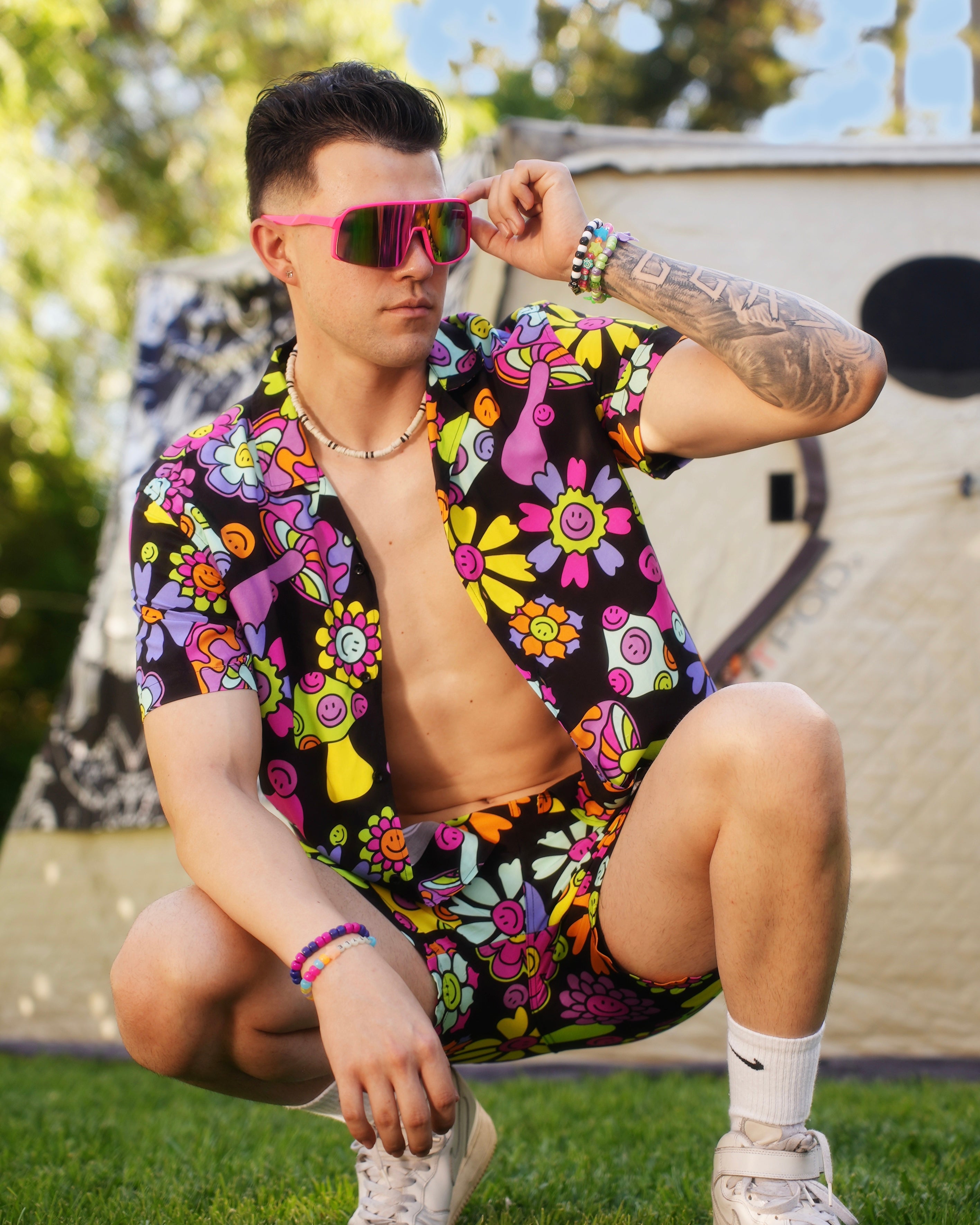 Shroom Bloom Camp Shirt - Image 35155034407095