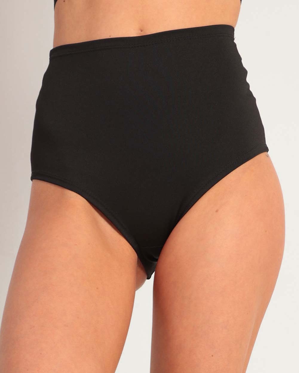 Electro 2.0 Booty Shorts-Black-Front--Hannah---S