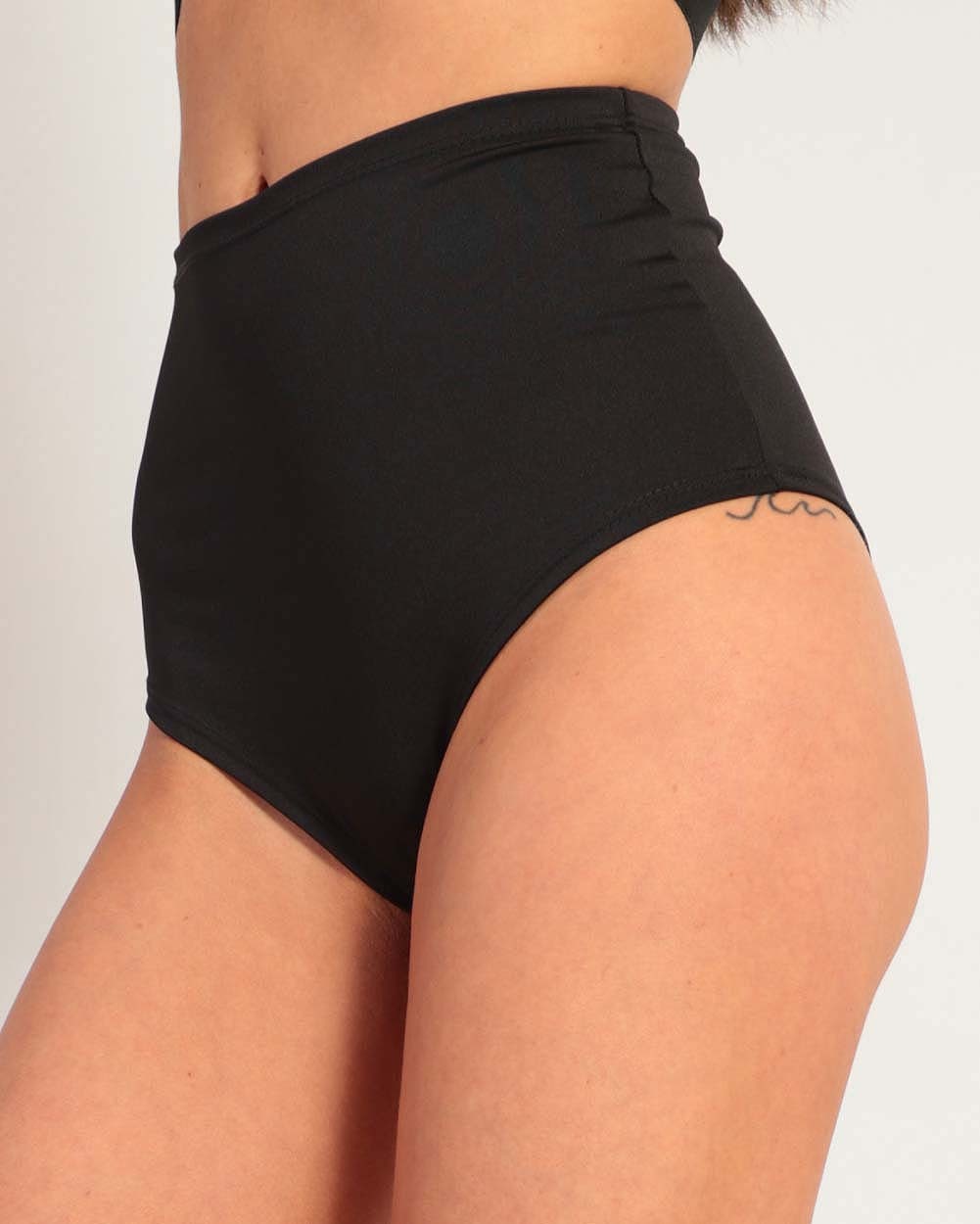 Electro 2.0 Booty Shorts-Black-Side--Hannah---S