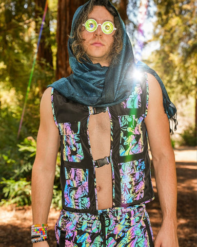 Fantastic Fungi Rainbow Reflective Vest