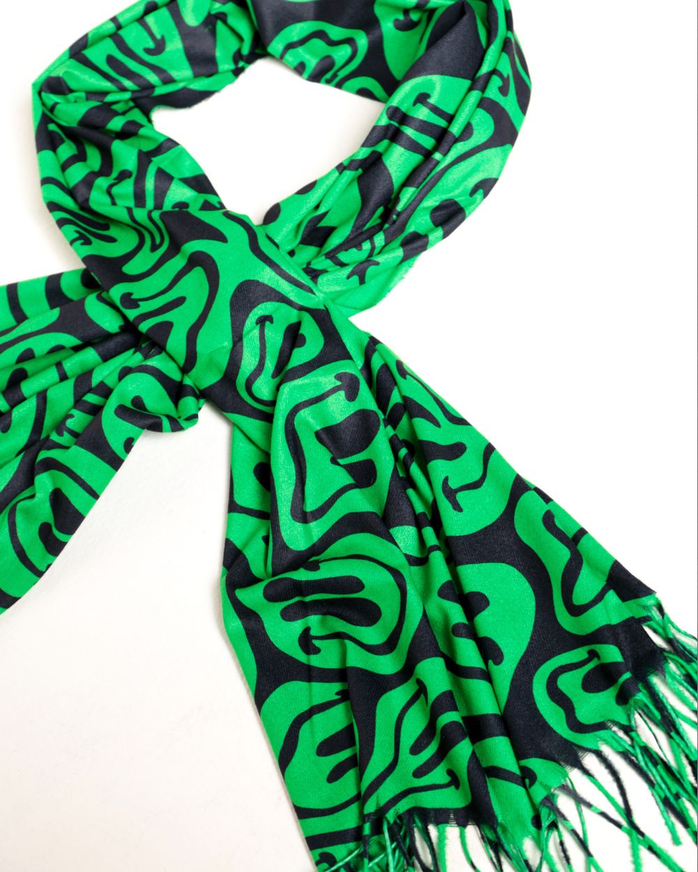 Melty Fantasy Pashmina Pashmina-Green-Regular-Front--Model---S