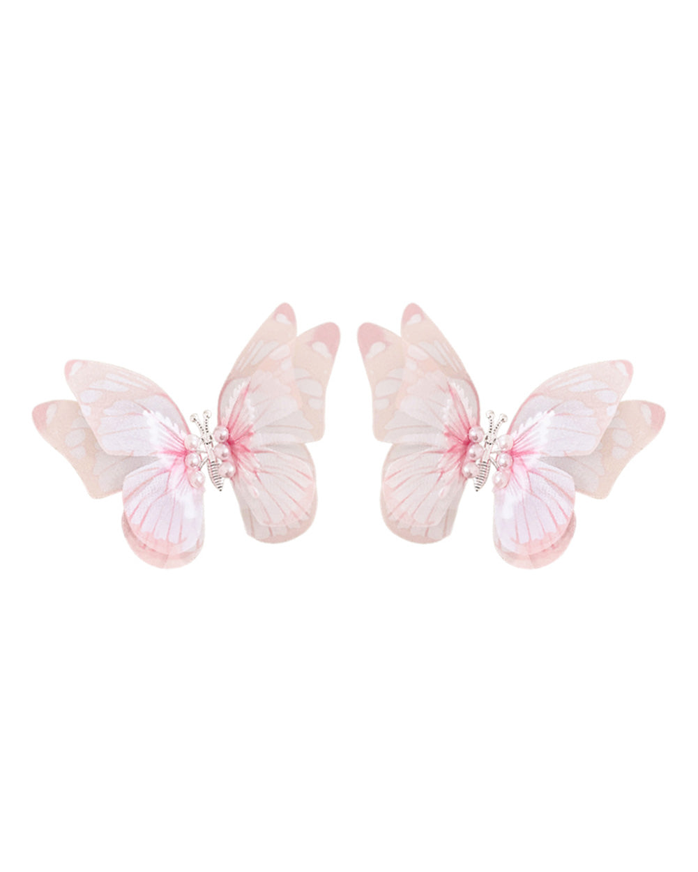 Mystical Wings Butterfly Hair Clip-Baby Pink-Mock