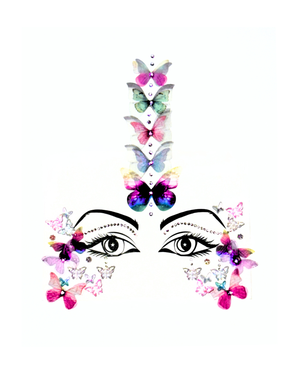 Lunautics x iHR Butterfly Mirage Mix Pack Face Jewels - Image 2